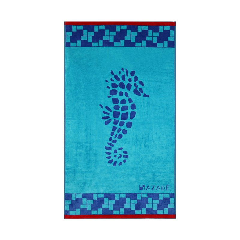 Azadé Πετσέτα Θαλάσσης Τυρκουάζ/Μπλε 440gsm