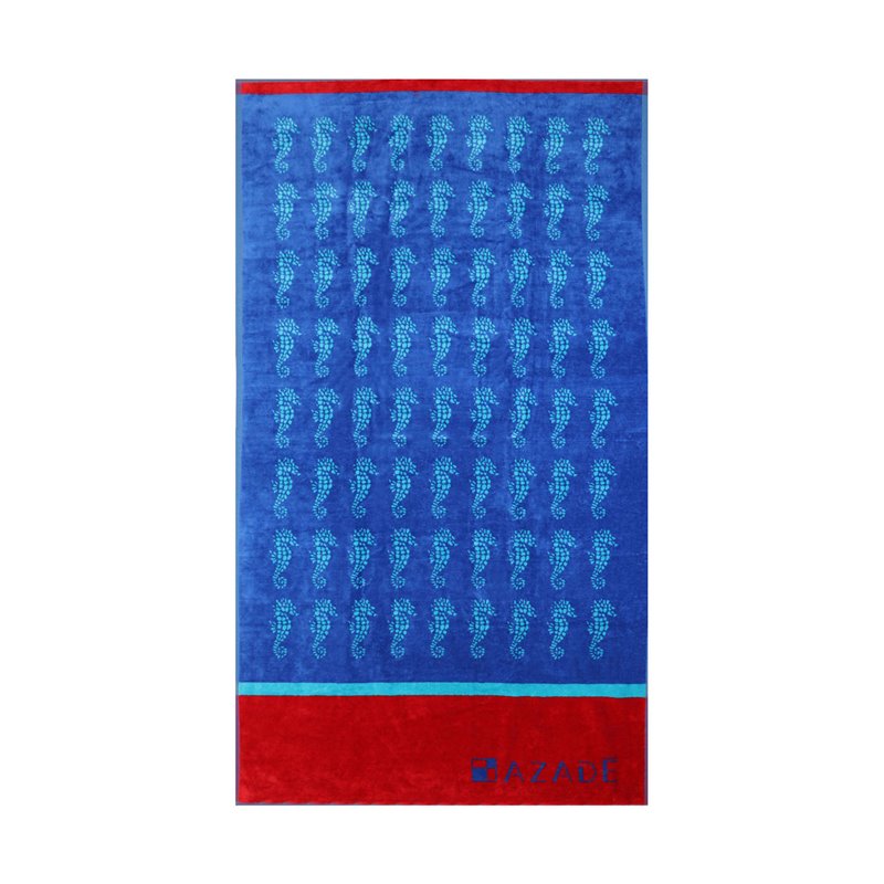 Azadé Πετσέτα Θαλάσσης Blue Royal/Τυρκουάζ 440gsm