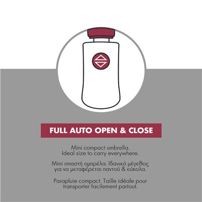 Ομπρέλα Αυτόματη Open-Close Μπλε Royal