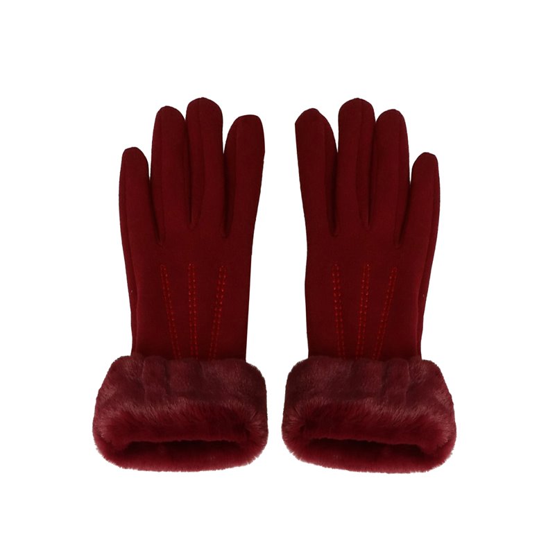 Gloves Red Touch Screen