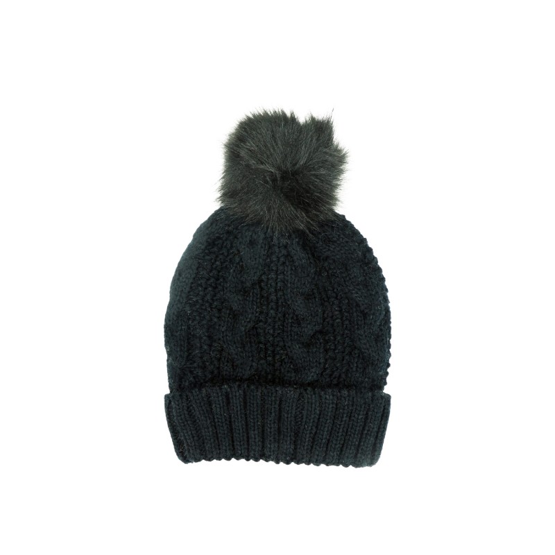 Azade black beanie hat
