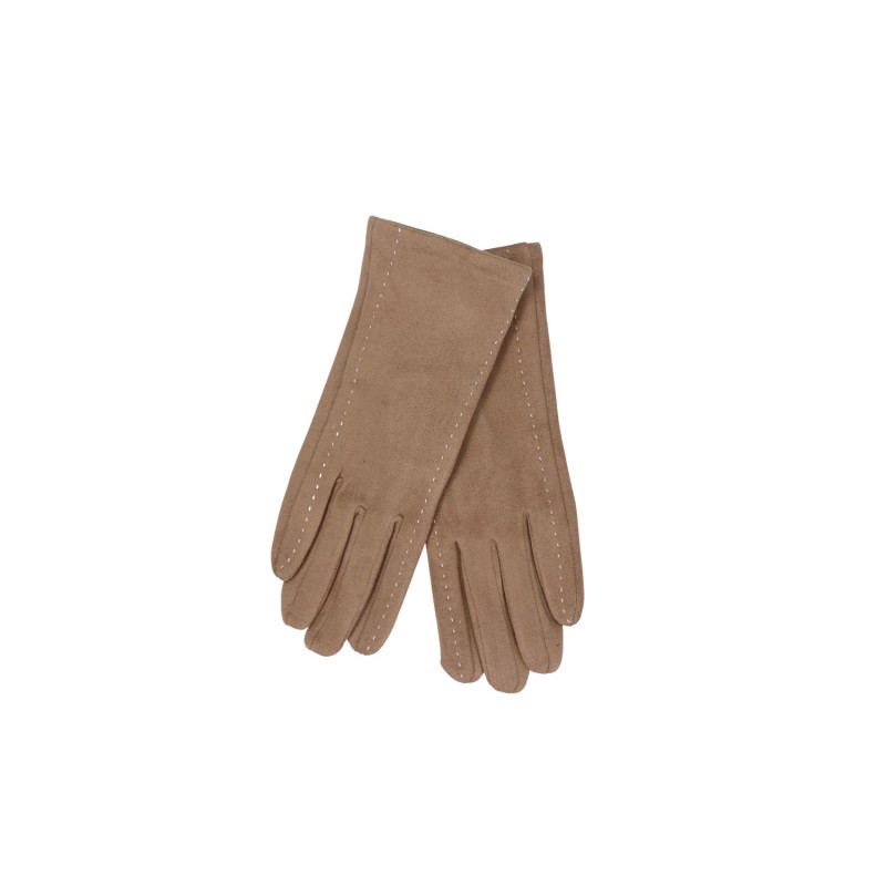 Azade tabac suede gloves