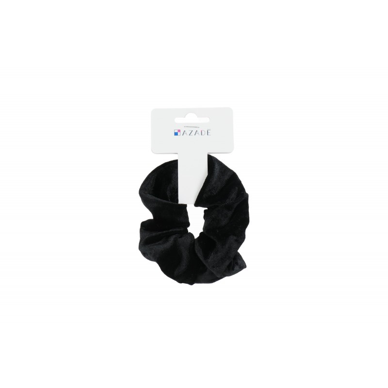 Azadé Βελουτέ Μαύρο Scrunchie