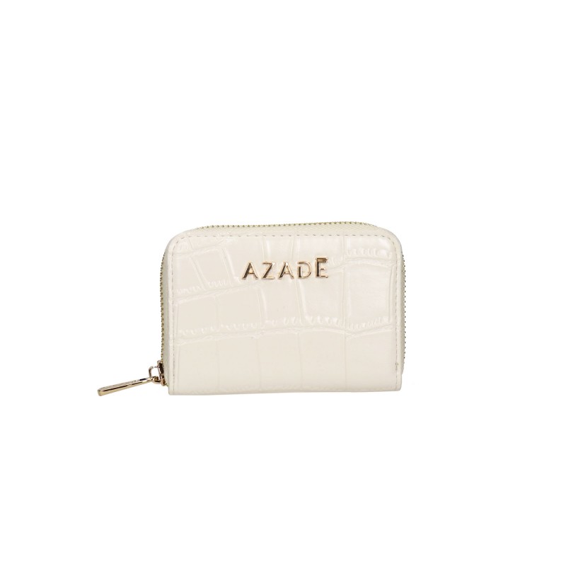 Azadé mini wallet croco white