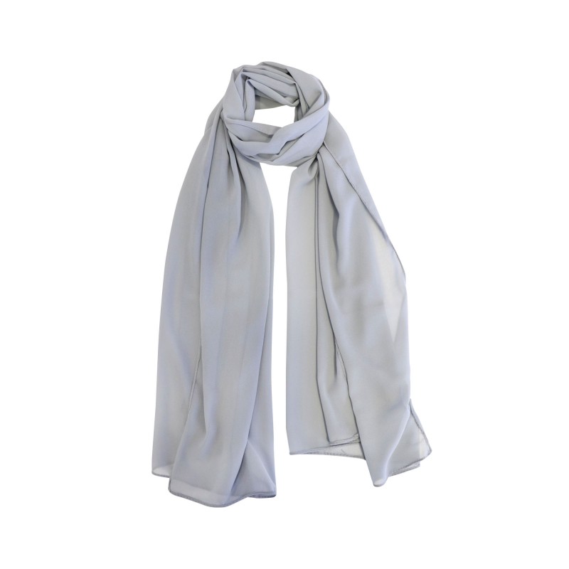 Azade chiffon  φουλάρι γκρι