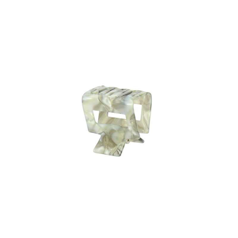 Azadé Hair claw square grey