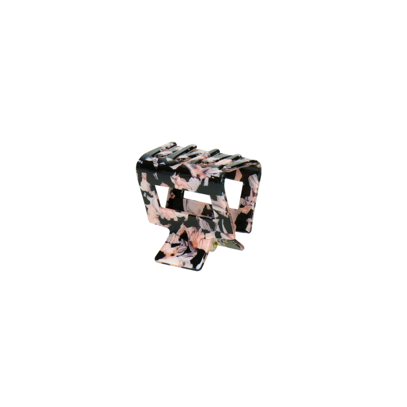 Azadé Hair claw square pink...